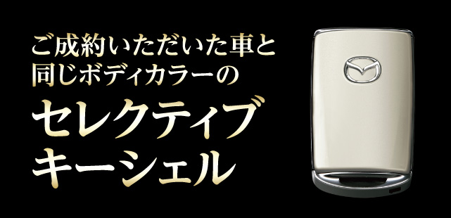 ご成約いただいた車と同じボディカラーのセレクティブキーシェル